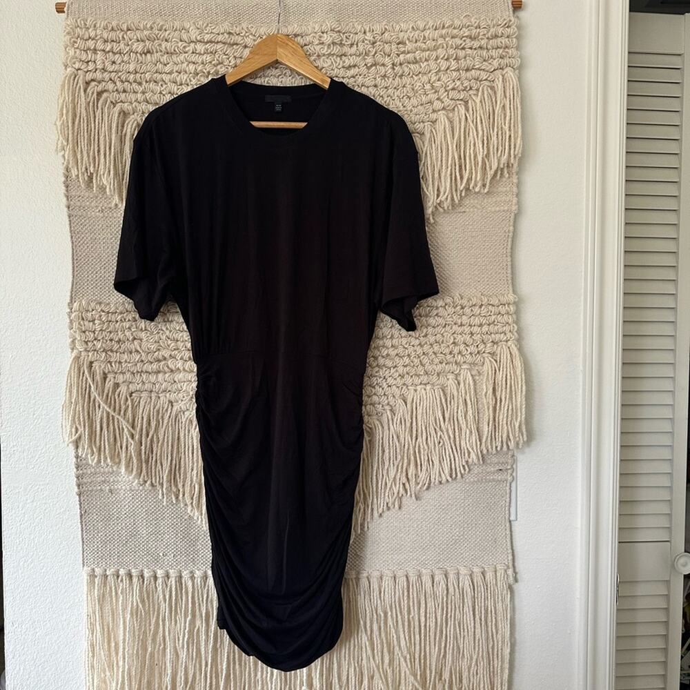 ATM Ruched Matte Jersey Mini Dress